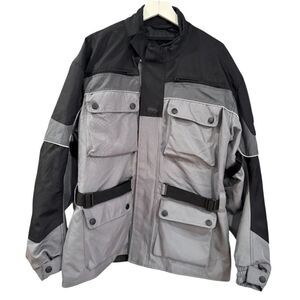 BILT Men's Padded Motorcycle Riding Mesh Jacket Removable Liner Size XL